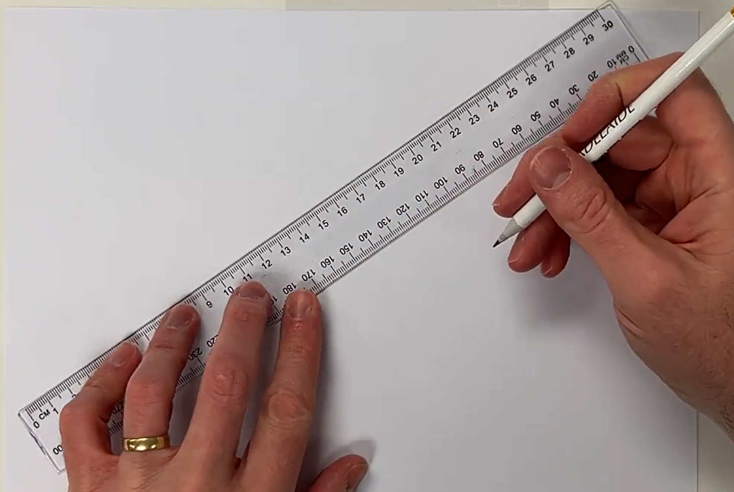 Two-sided ruler constructions 1: Introduction